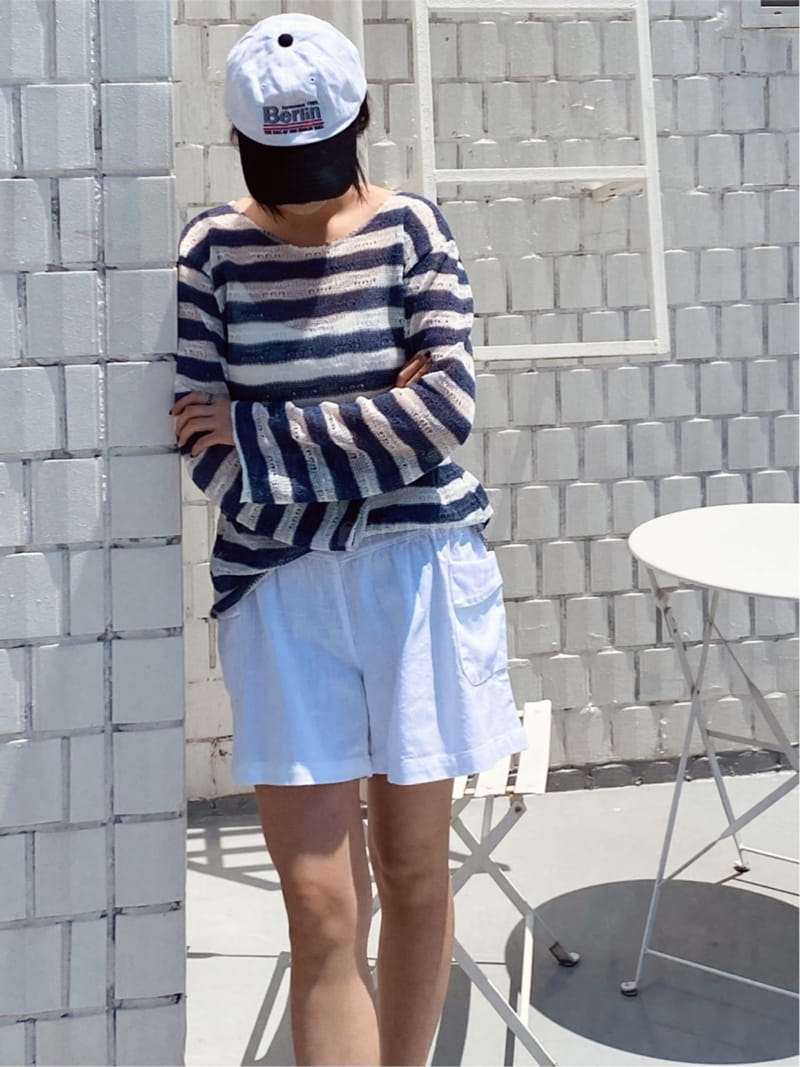 Butter - Korean Women Fashion - #womensfashion - Tissue Stripes Knit Tee - 7