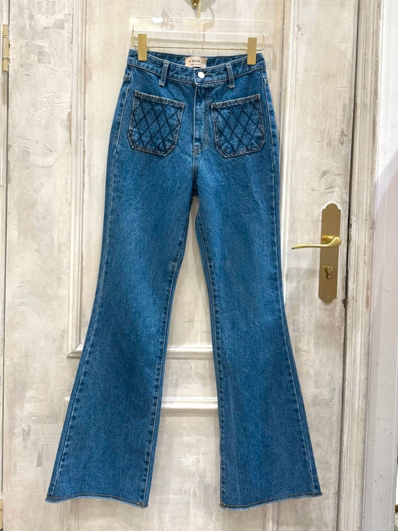 Bwithu - Korean Women Fashion - #womensfashion - Embrodiery Jeans - 7