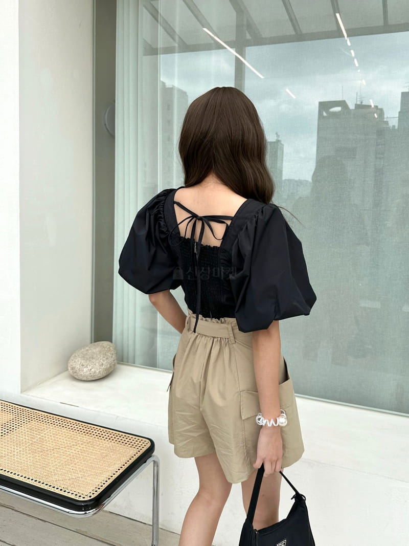 Bwithu - Korean Women Fashion - #womensfashion - Shirring Puff Blouse - 12