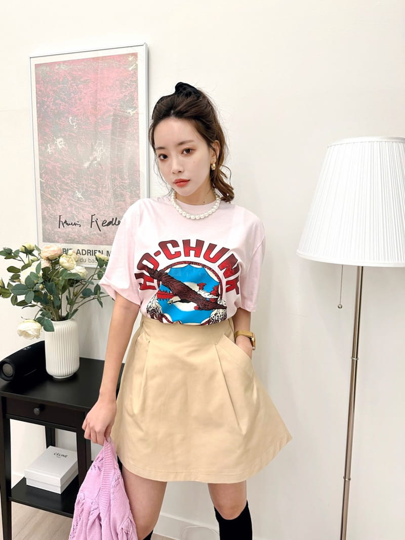 Bwithu - Korean Women Fashion - #momslook - Eagle Tee - 4