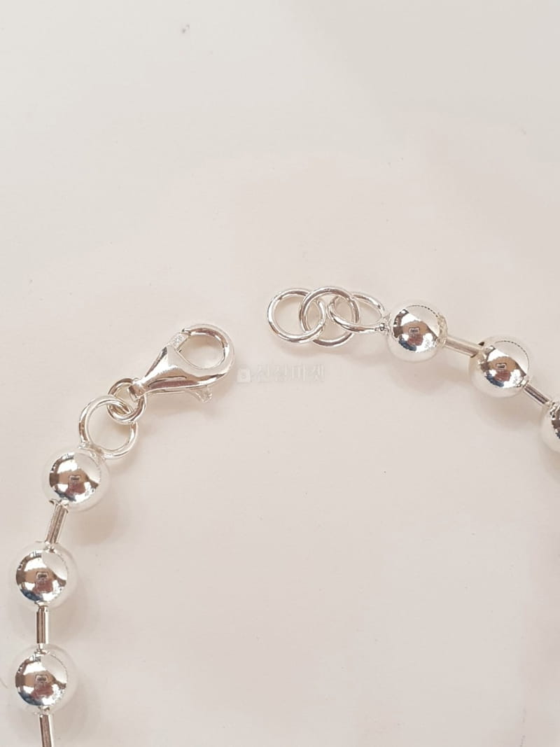 Cabinet - Korean Women Fashion - #momslook - Silver Heart Mix Bracelet - 2