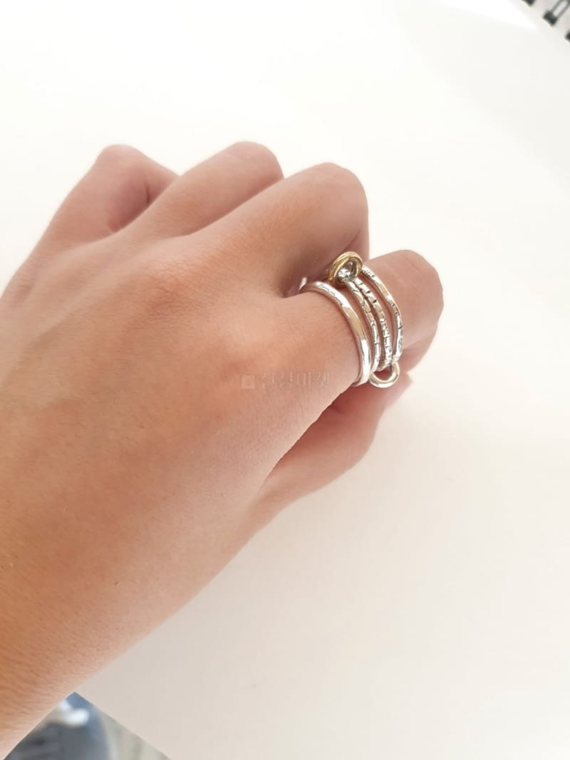 Cabinet - Korean Women Fashion - #momslook - Silver (Silver29) Hand Made Ring - 2