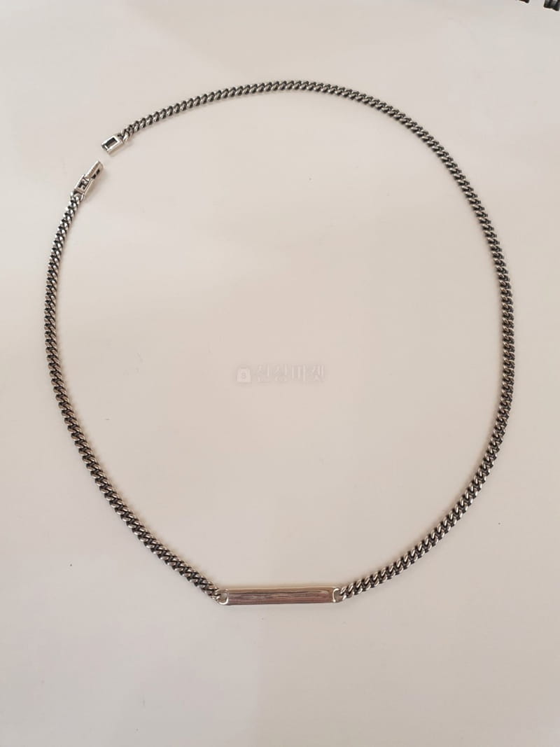 Cabinet - Korean Women Fashion - #momslook - Silver (Silver) Stick Chain Necklace