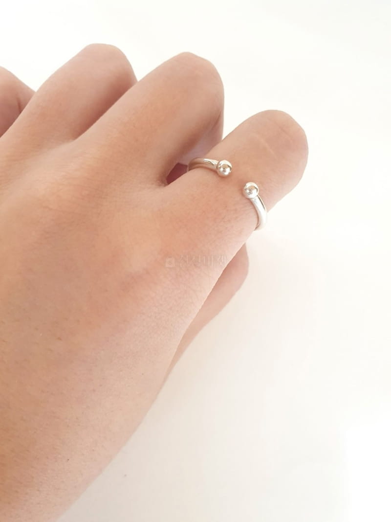 Cabinet - Korean Women Fashion - #momslook - Silver (Silver) Rule Ring - 2