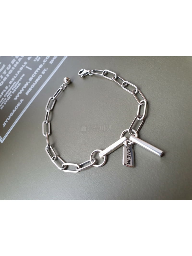 Cabinet - Korean Women Fashion - #pursuepretty - Silver (Silver) Paris Bracelet - 5