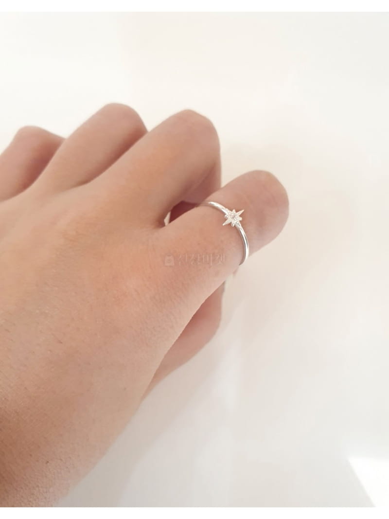 Cabinet - Korean Women Fashion - #romanticstyle - Silver Taepeaong Cubic  Ring - 2