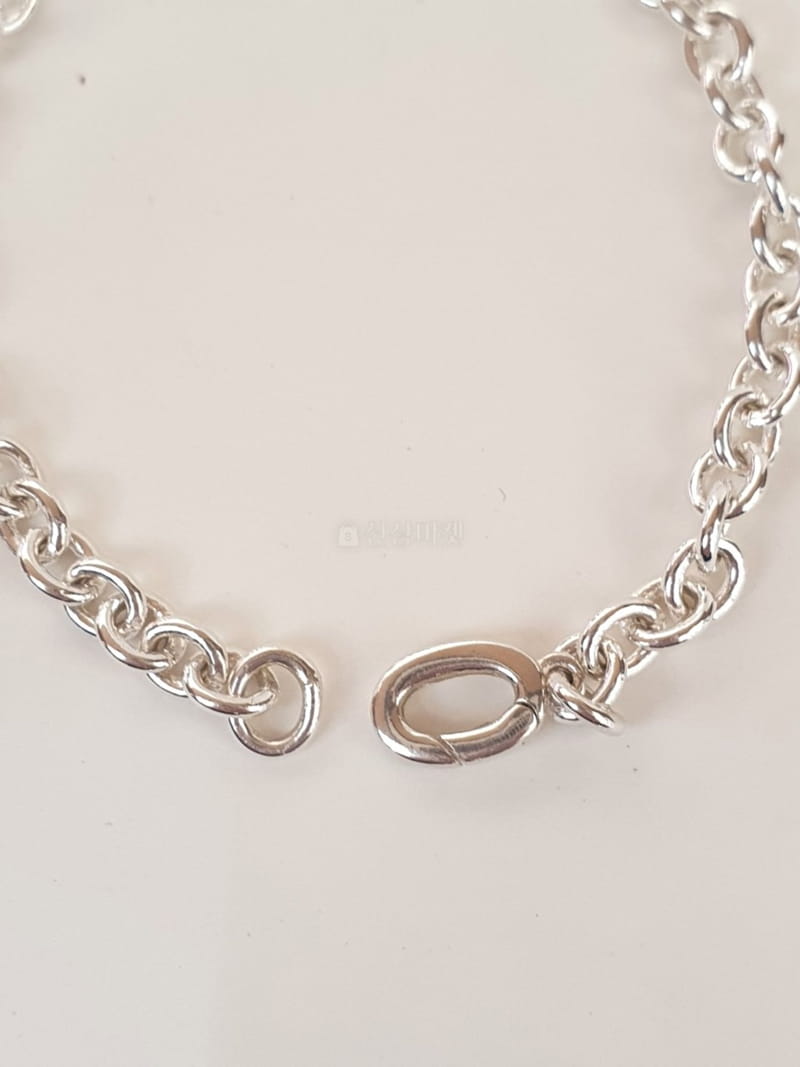 Cabinet - Korean Women Fashion - #shopsmall - Silver (Silver) Big Bracelet