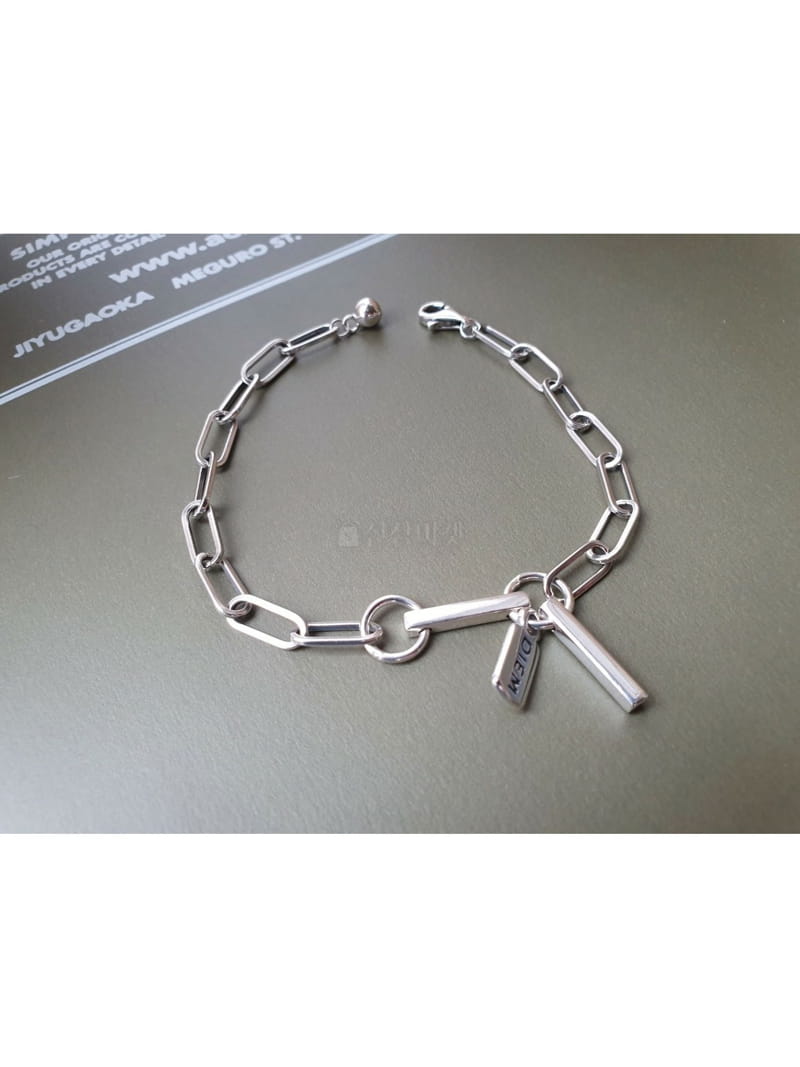 Cabinet - Korean Women Fashion - #vintageinspired - Silver (Silver) Paris Bracelet - 4