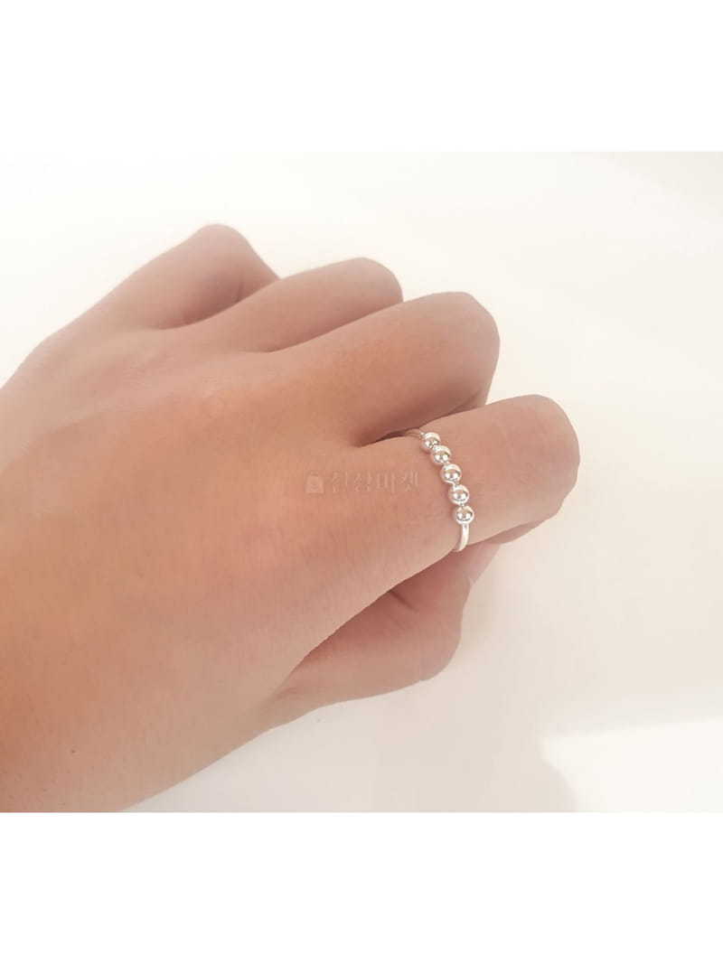 Cabinet - Korean Women Fashion - #womensfashion - Silver (Silver)5 Ring - 2