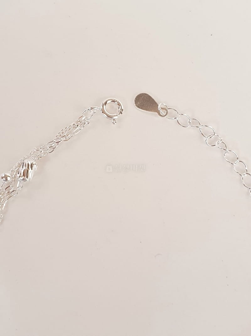 Cabinet - Korean Women Fashion - #womensfashion - Silver (Silver)3 Silver Ball Bracelet - 2