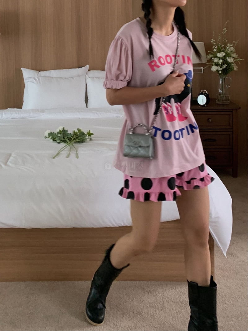 Camel - Korean Women Fashion - #momslook - Kitty Tee - 11