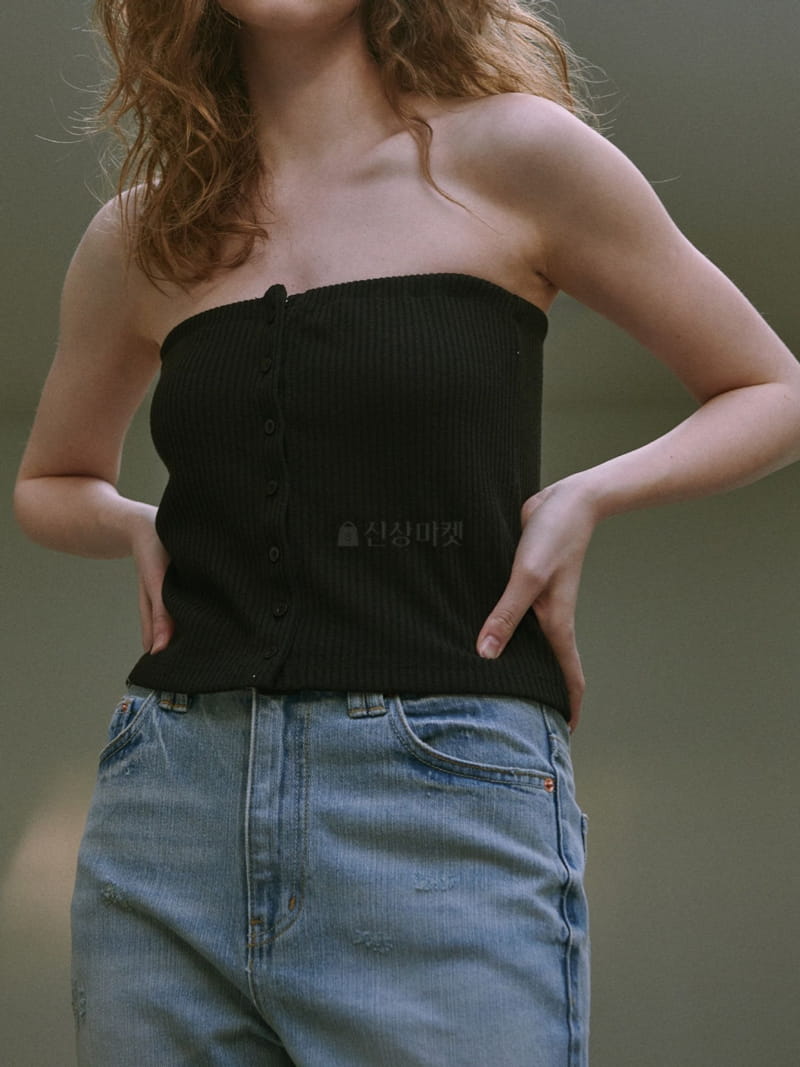 Charlotte - Korean Women Fashion - #womensfashion - Rib Tube Top