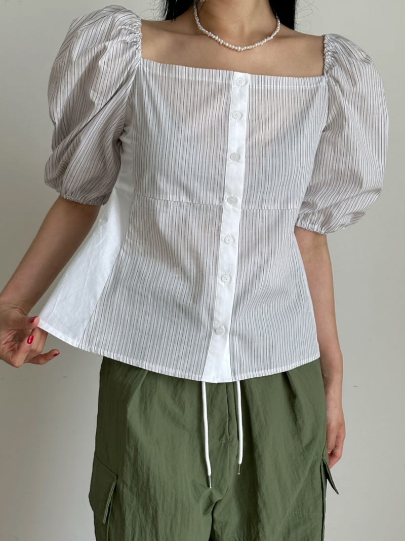 Charm - Korean Women Fashion - #shopsmall - Lomang Blouse - 10