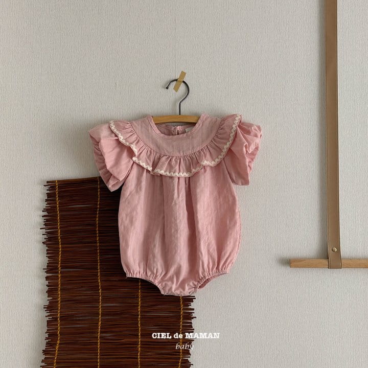 Ciel De Maman - Korean Baby Fashion - #babyboutiqueclothing - Ell Frill Bodysuit - 6