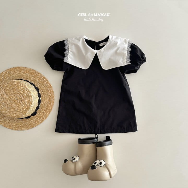 Ciel De Maman - Korean Children Fashion - #littlefashionista - Black Chick Mini One-piece - 2