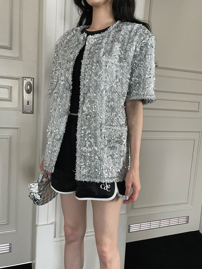 Clode - Korean Women Fashion - #womensfashion - Spankle Twid Jacket - 8