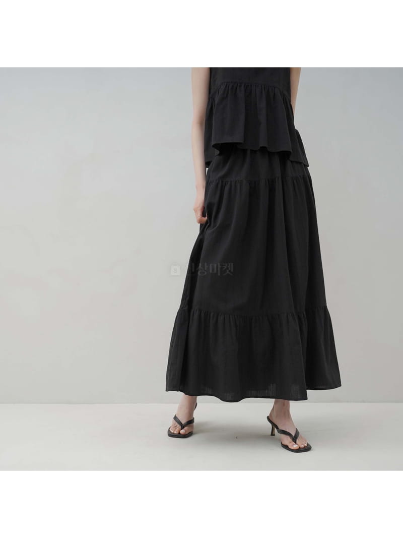 Comely - Korean Women Fashion - #momslook - Moldy Skirt - 12