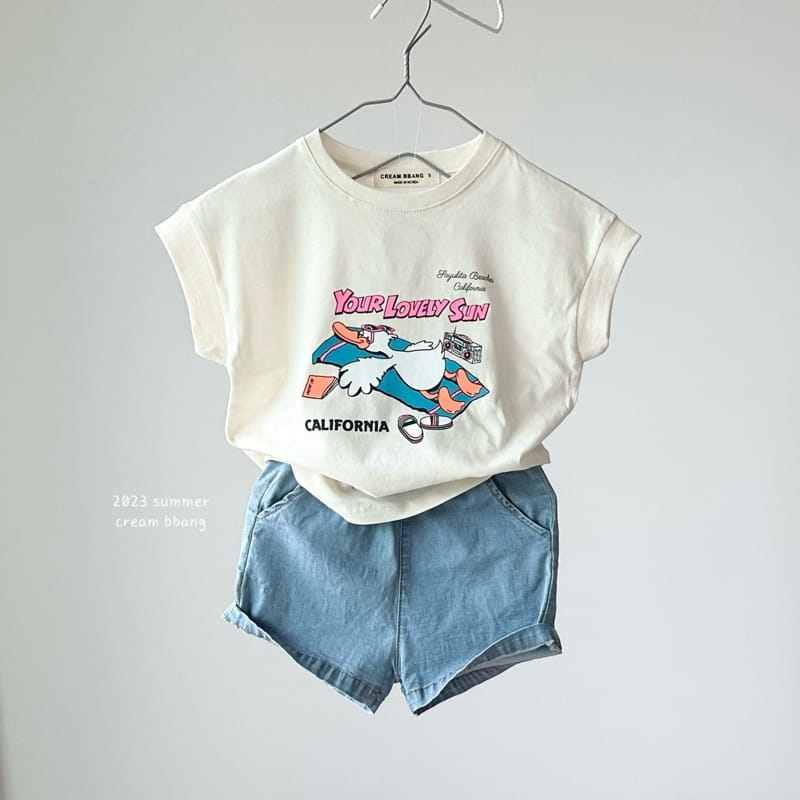 Cream Bbang - Korean Children Fashion - #childofig - Span Denim Shorts - 7