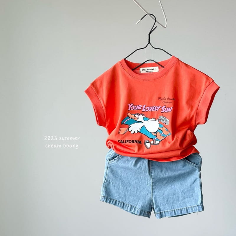 Cream Bbang - Korean Children Fashion - #childrensboutique - Span Denim Shorts - 8