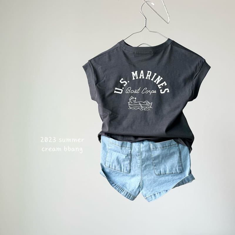 Cream Bbang - Korean Children Fashion - #stylishchildhood - Span Denim Shorts - 6