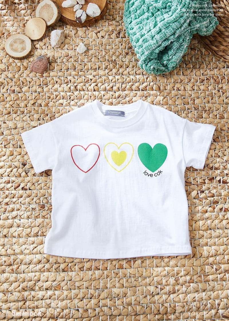 Creamcok - Korean Children Fashion - #prettylittlegirls - Heart Signal Tee - 9