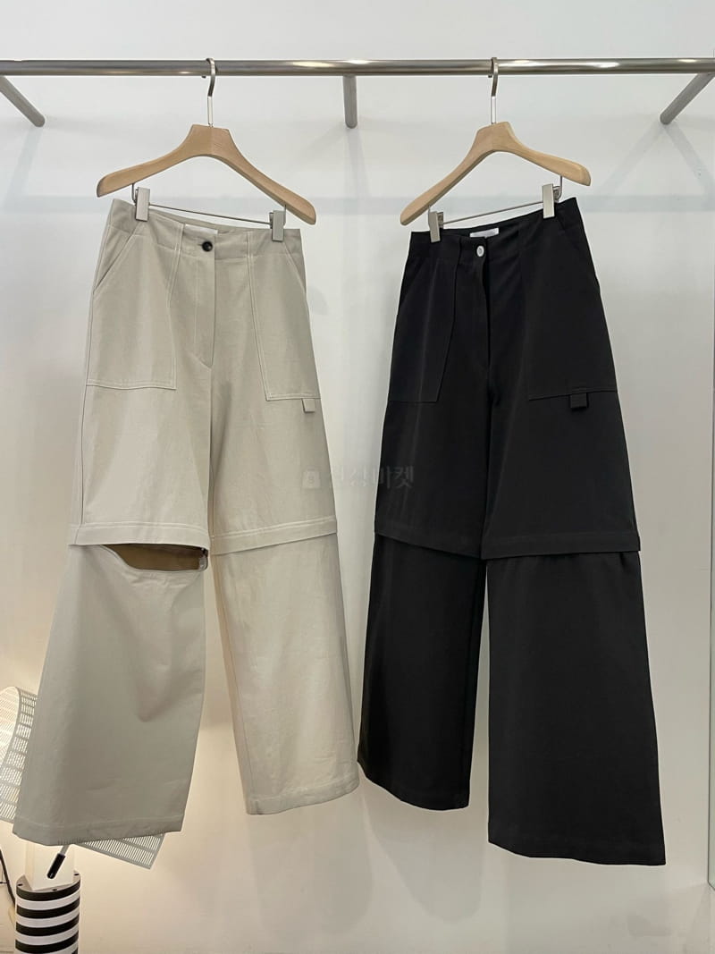 Creamvilla - Korean Women Fashion - #romanticstyle - Two Wat Pants - 4