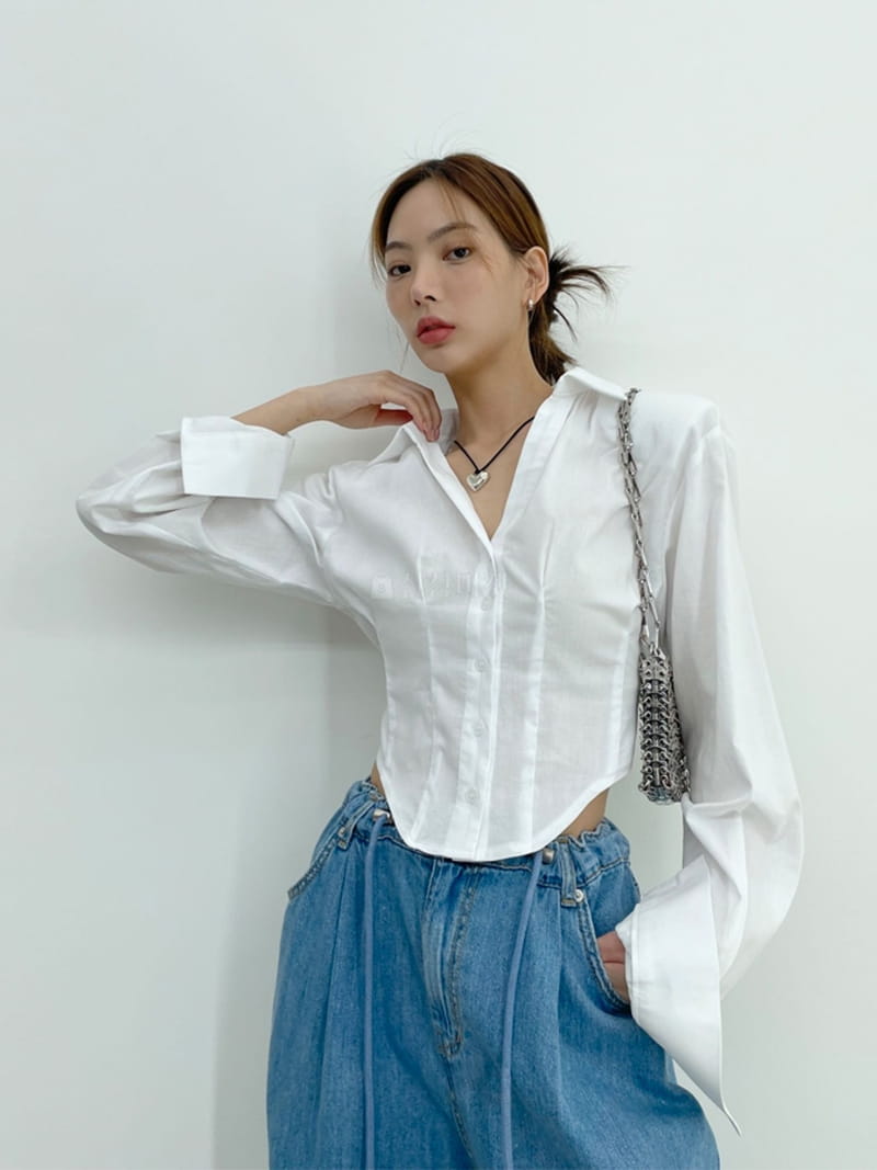 D2 - Korean Women Fashion - #momslook - Wire Linen Shirt