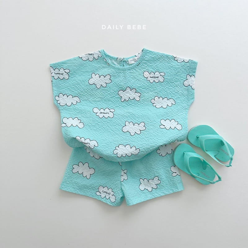 Daily Bebe - Korean Children Fashion - #discoveringself - Pattern Jijimi Top Bottom Set - 6