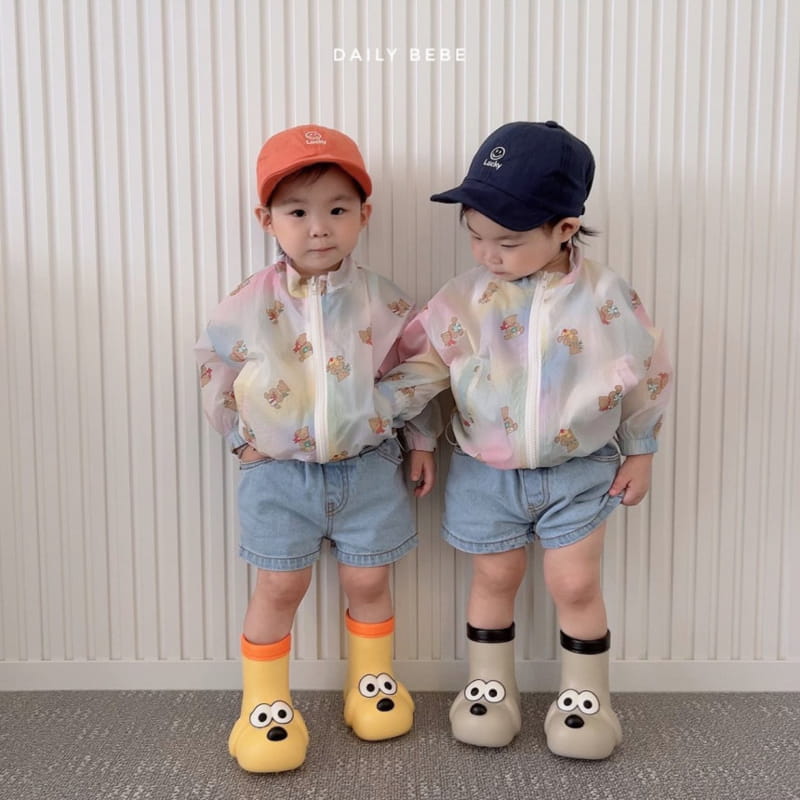 Daily Bebe - Korean Children Fashion - #magicofchildhood - Water Paint Windbreaker - 6