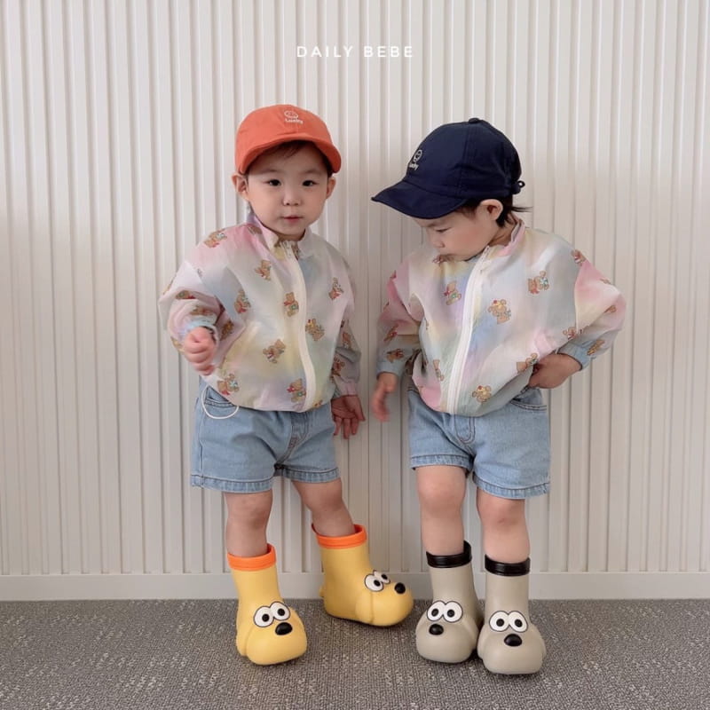 Daily Bebe - Korean Children Fashion - #minifashionista - Water Paint Windbreaker - 7