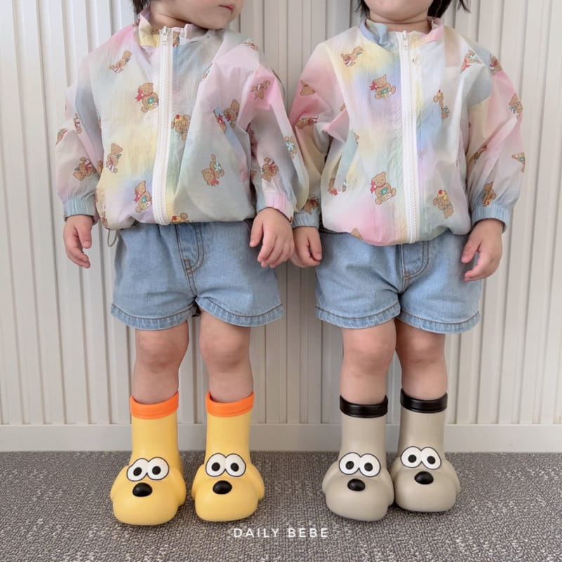 Daily Bebe - Korean Children Fashion - #prettylittlegirls - Water Paint Windbreaker - 8