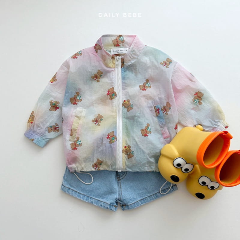 Daily Bebe - Korean Children Fashion - #todddlerfashion - Water Paint Windbreaker - 9