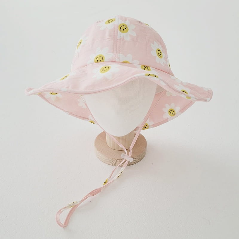 Daily Daily - Korean Children Fashion - #Kfashion4kids - Happy Flower Bucket Hat 6m~5y - 12