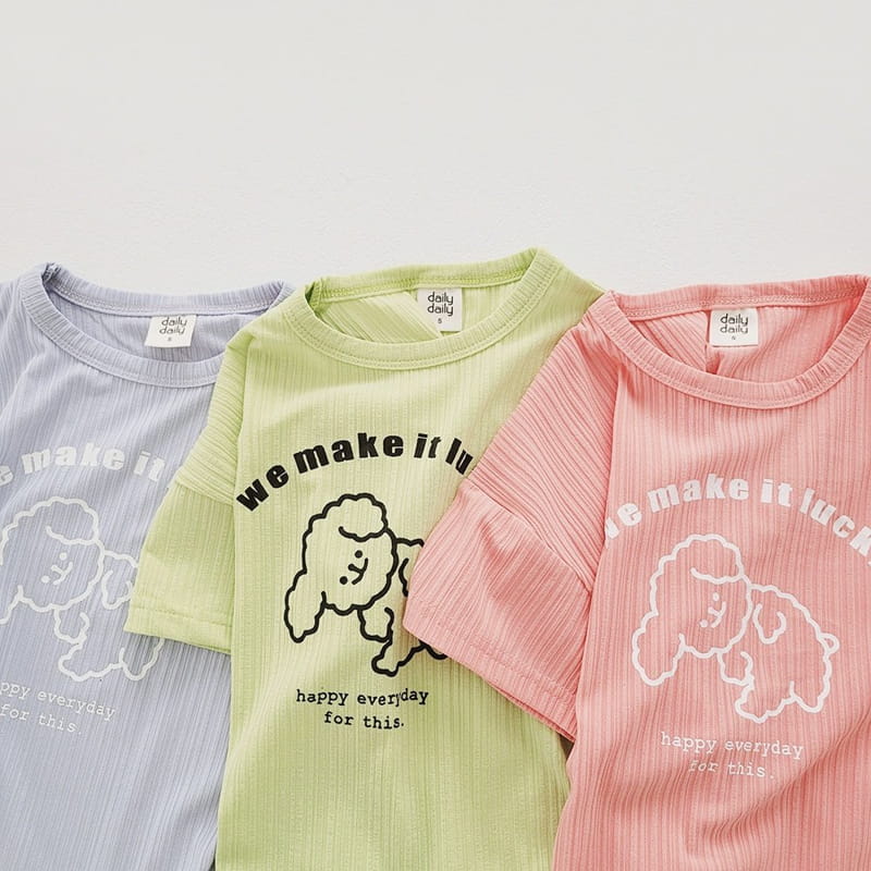 Daily Daily - Korean Children Fashion - #kidsstore - Ggaggung Puppy Top Bottom Set - 7