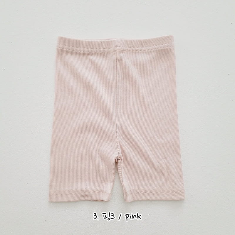 Daily Daily - Korean Children Fashion - #kidsstore - Summer Rib Short Leggings - 5