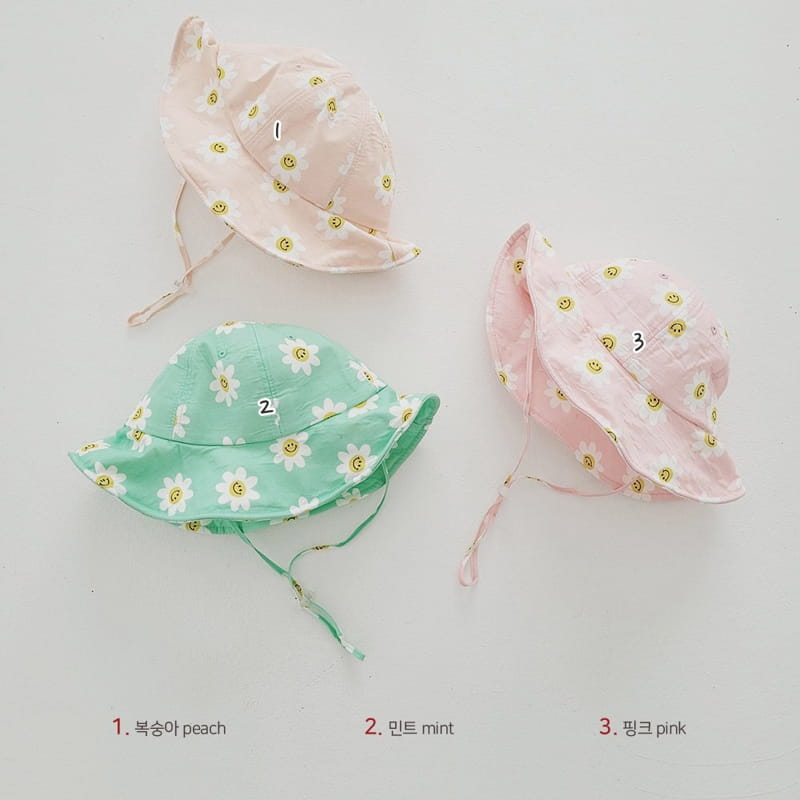 Daily Daily - Korean Children Fashion - #minifashionista - Happy Flower Bucket Hat 6m~5y