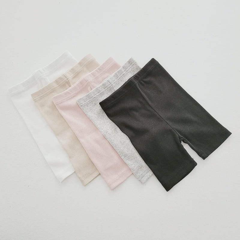 Daily Daily - Korean Children Fashion - #todddlerfashion - Summer Rib Short Leggings - 12