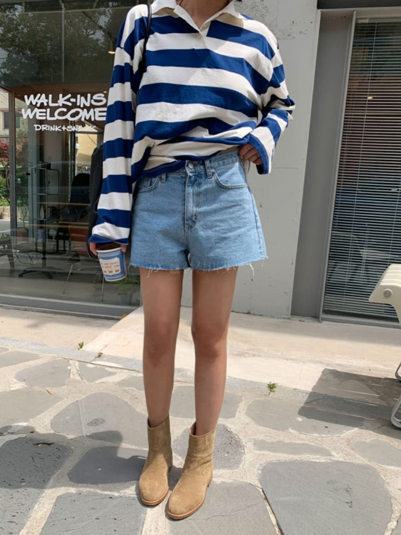 Darimijean - Korean Women Fashion - #momslook - D753 Jeans Shorts