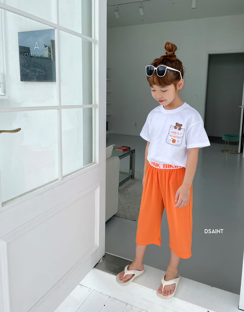 Dsaint - Korean Children Fashion - #Kfashion4kids - Color Cropped Pants - 11