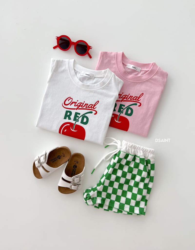 Dsaint - Korean Children Fashion - #Kfashion4kids - Cherry Puff Tee - 6