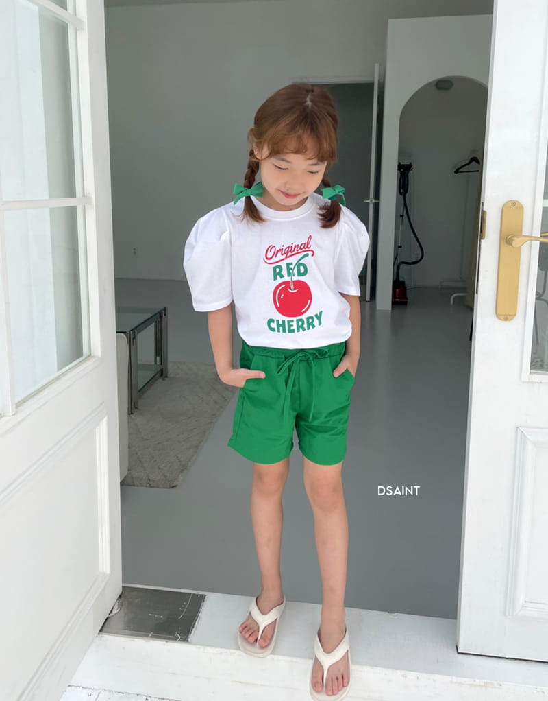 Dsaint - Korean Children Fashion - #childofig - Cherry Puff Tee - 11