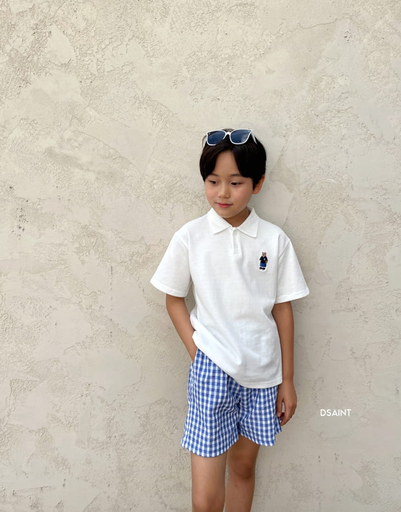 Dsaint - Korean Children Fashion - #childofig - Bear Collar PK Tee - 11