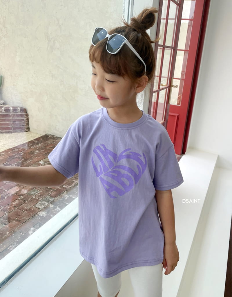 Dsaint - Korean Children Fashion - #childrensboutique - Able Heart Tee - 11