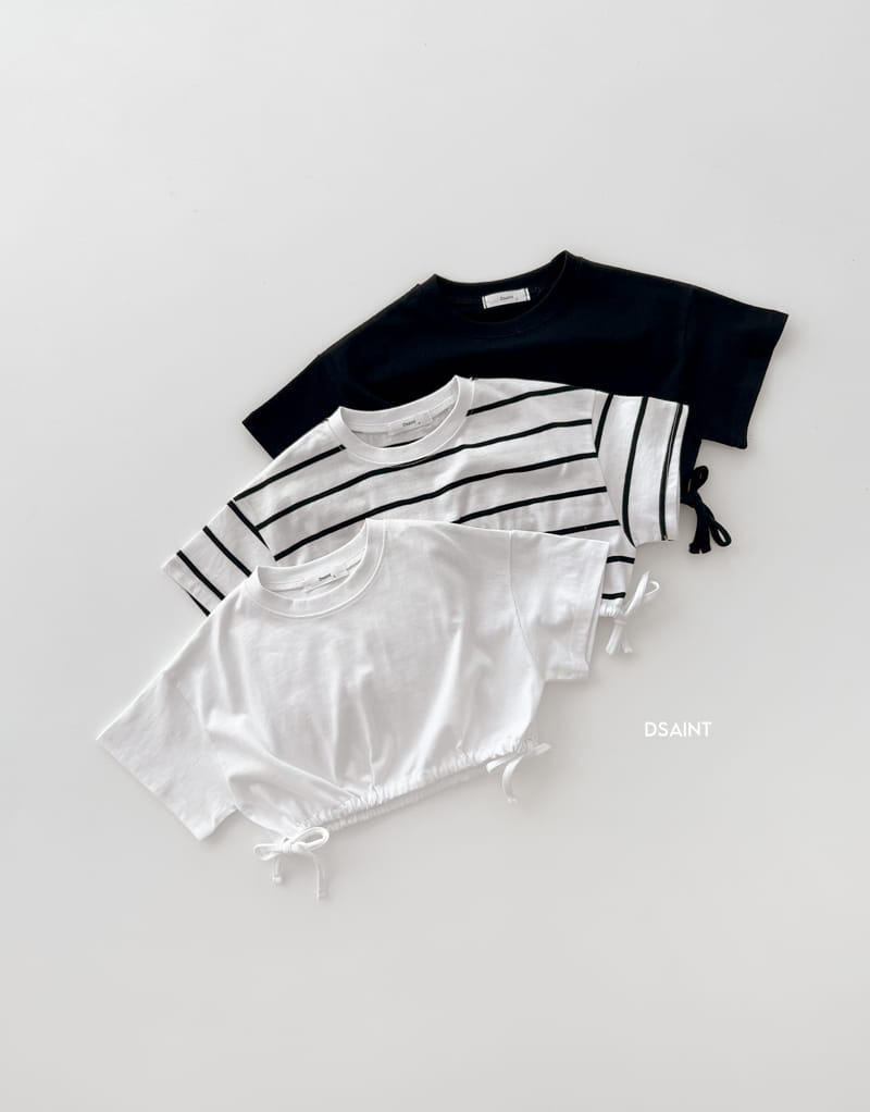 Dsaint - Korean Children Fashion - #childrensboutique - Fit Crop Tee