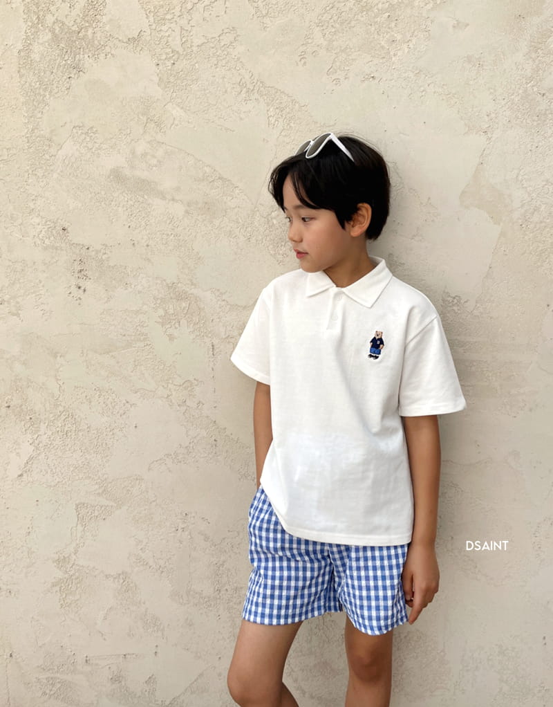 Dsaint - Korean Children Fashion - #designkidswear - Square Check Shorts - 7