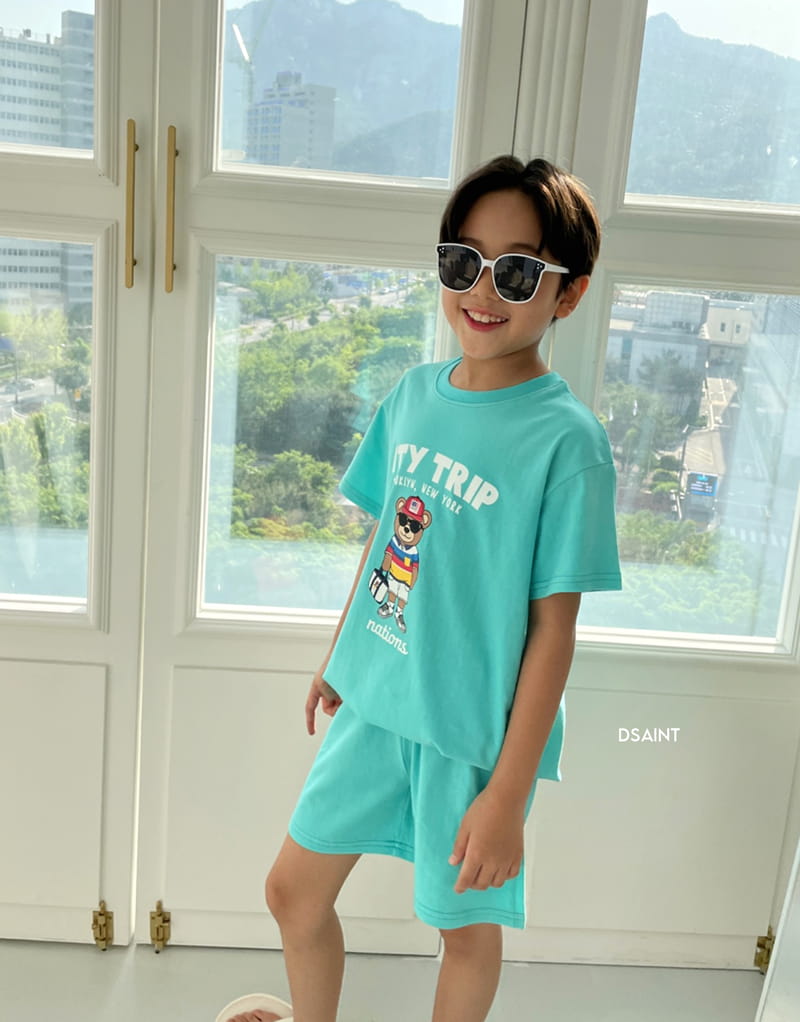 Dsaint - Korean Children Fashion - #discoveringself - Trip Bear Top Bottom Set - 12