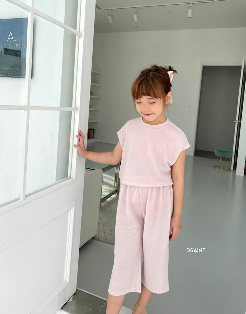 Dsaint - Korean Children Fashion - #discoveringself - Charlang Top Bottom Set - 7