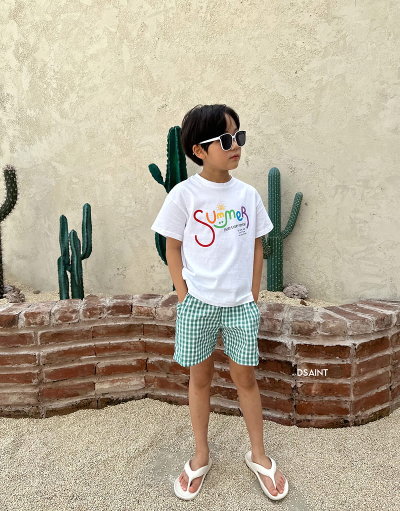 Dsaint - Korean Children Fashion - #fashionkids - Square Check Shorts - 9