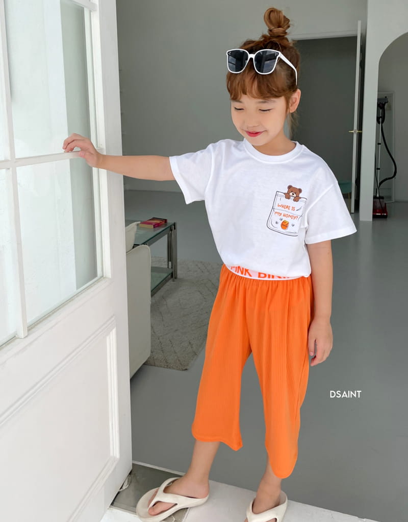 Dsaint - Korean Children Fashion - #fashionkids - Honey Pocket Tee - 9