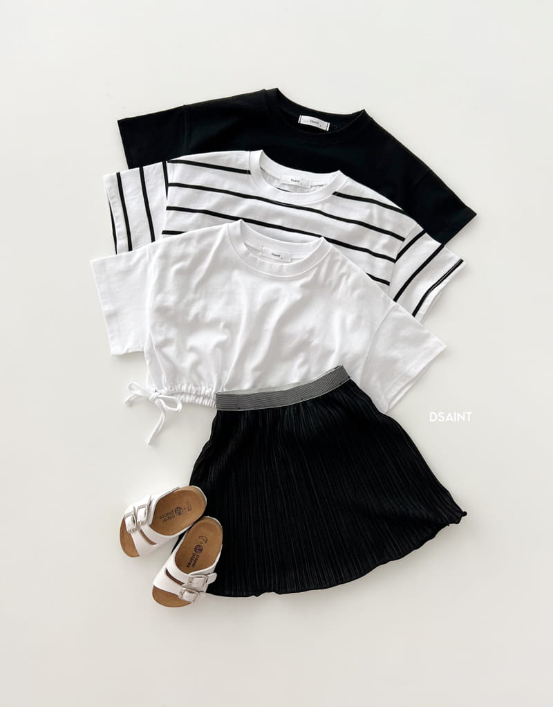 Dsaint - Korean Children Fashion - #discoveringself - Fit Crop Tee - 4